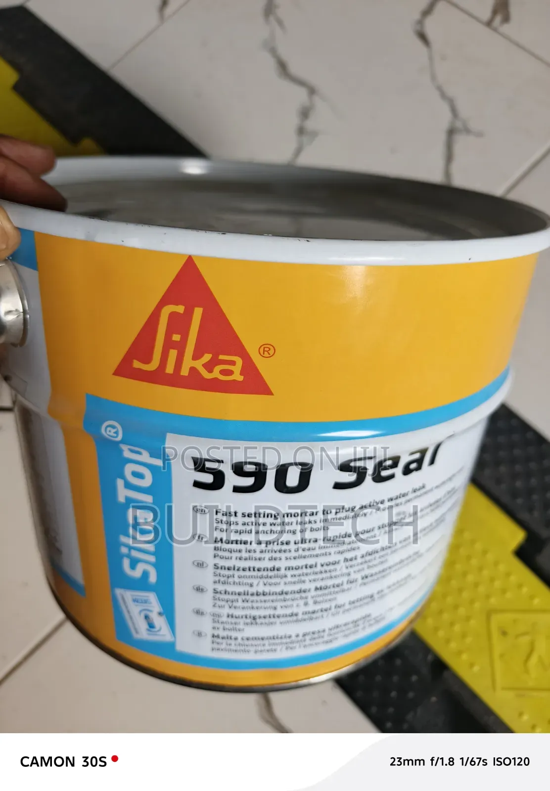 Fast Setting Water Plug for Basements Concrete Cracks