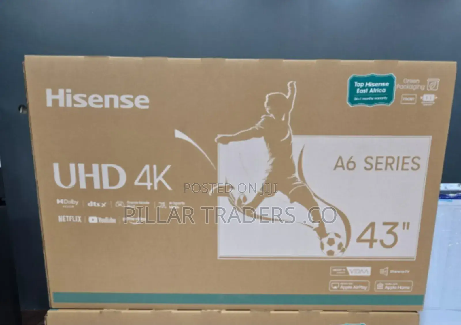 Hisense 43inch A6 Series Uhd Smart Tv-Brand New