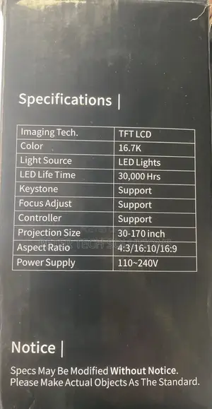 T6 Mini Led Projector