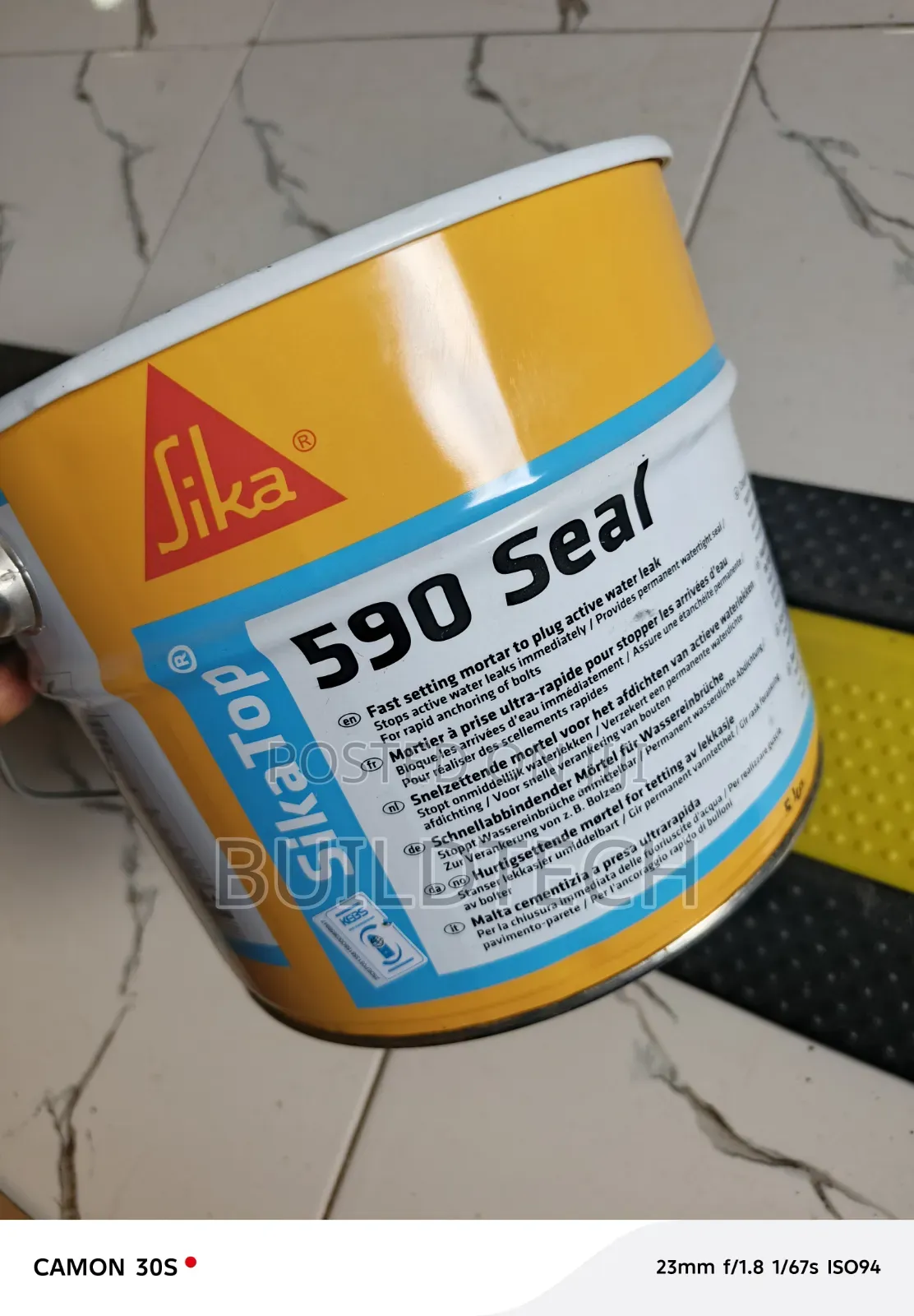 Sikatop 590 Seal – Instant Leak Stop Waterproof Mortar