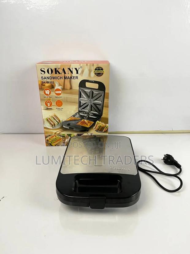 Sokany Sandwich Maker 4 Slice - Sk 08102