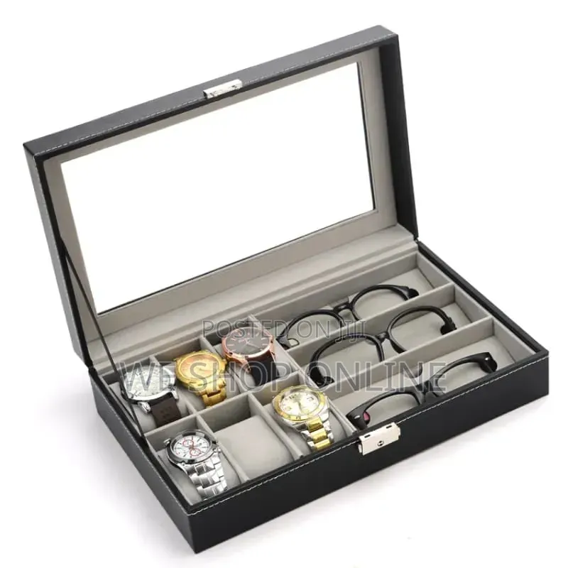 Portable Watch and Glasses Organizer