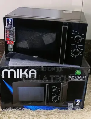 Black 20 Litres Mika Manual Microwave