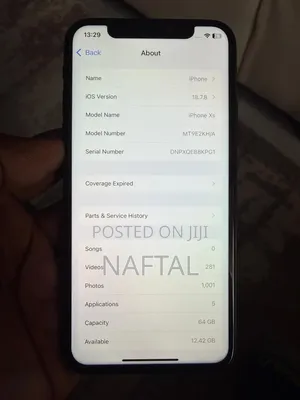 Apple iPhone XS 64 GB Black