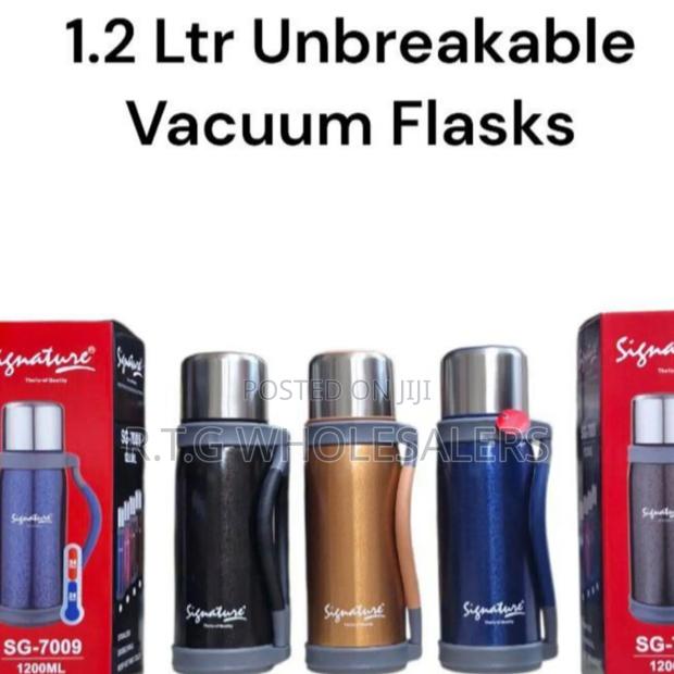 Signature 1.2l Stainless Steel Flask – Hot Cold