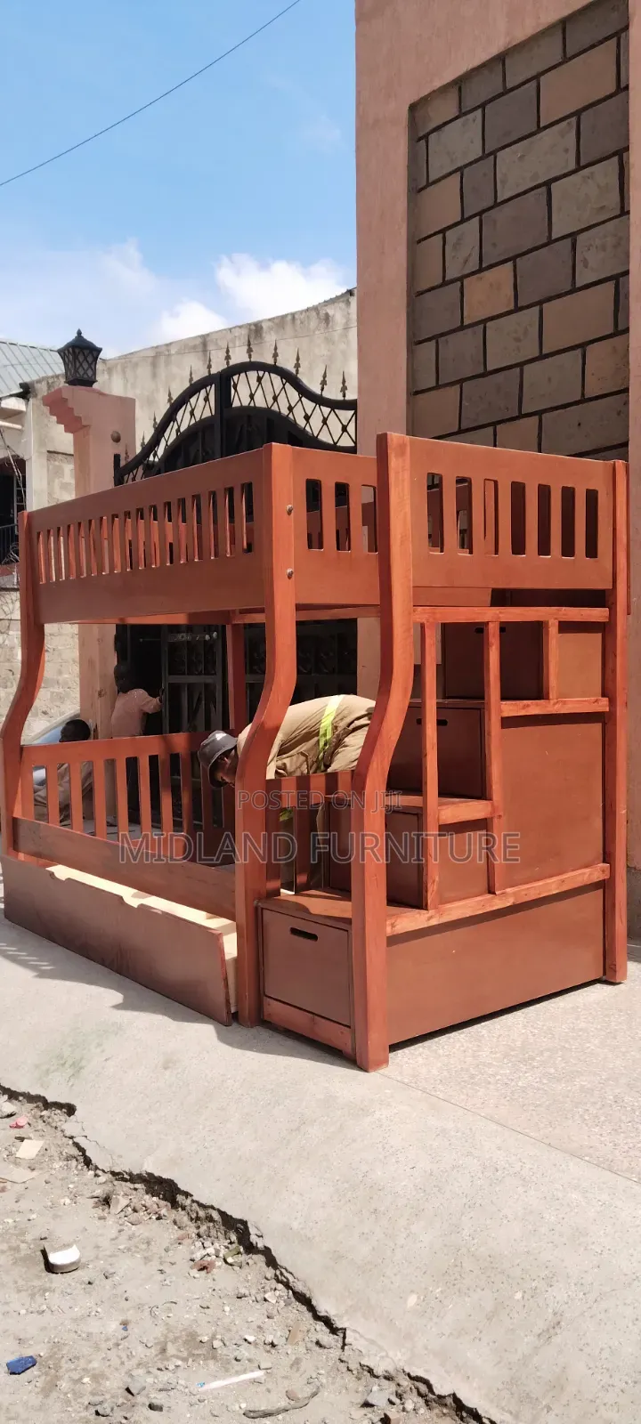 Hardwood Double Decker Bed. Pay After Delivery