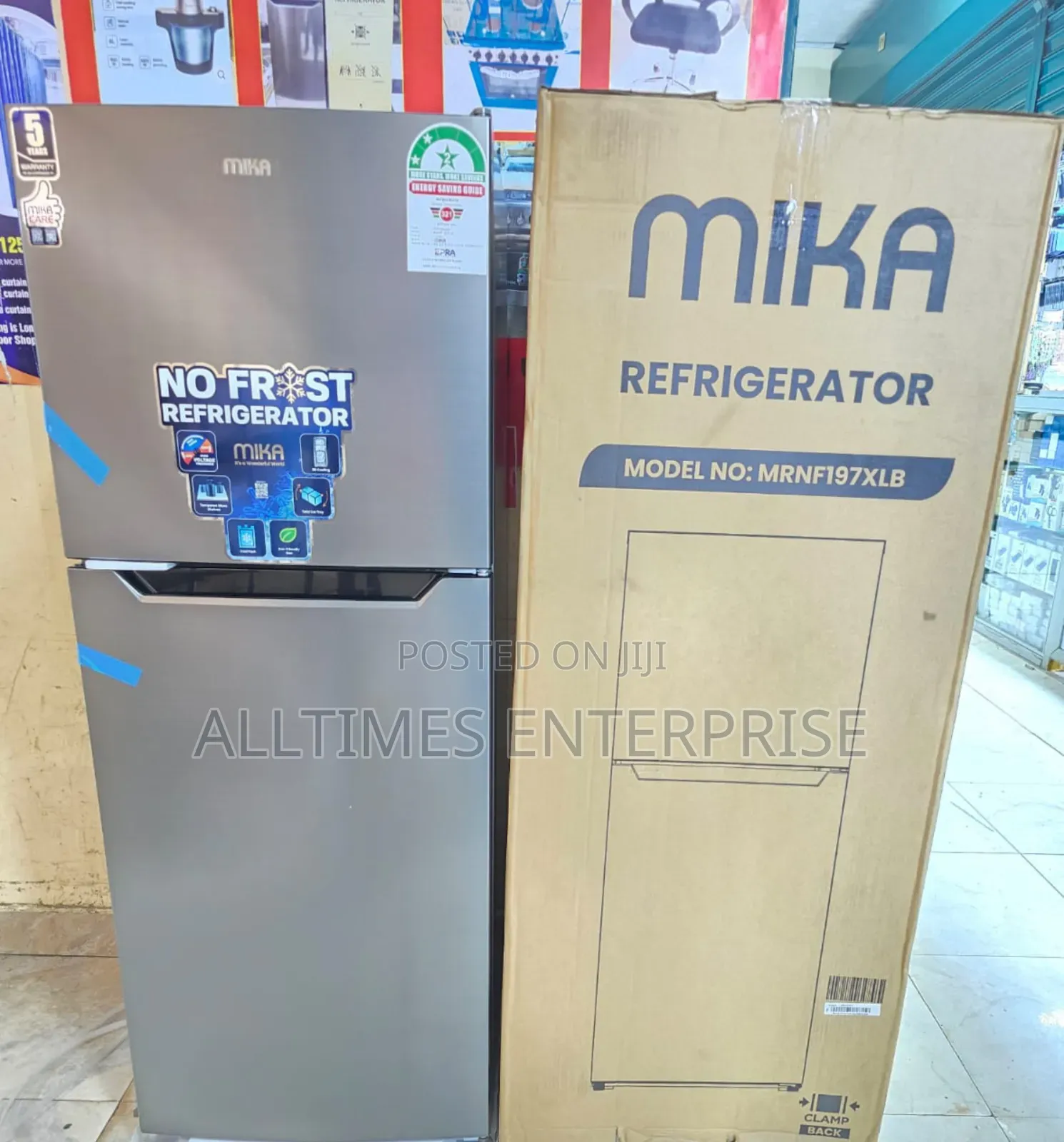 Mika 197 Litres No Frost Refrigerator