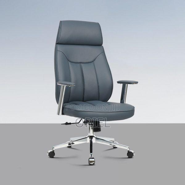 Office Chair ; Executive Gray Office Chair - thumbnail 3
