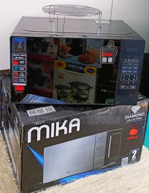 Mika Microwave Oven Grill 20ltr With 1000w Grill Silver