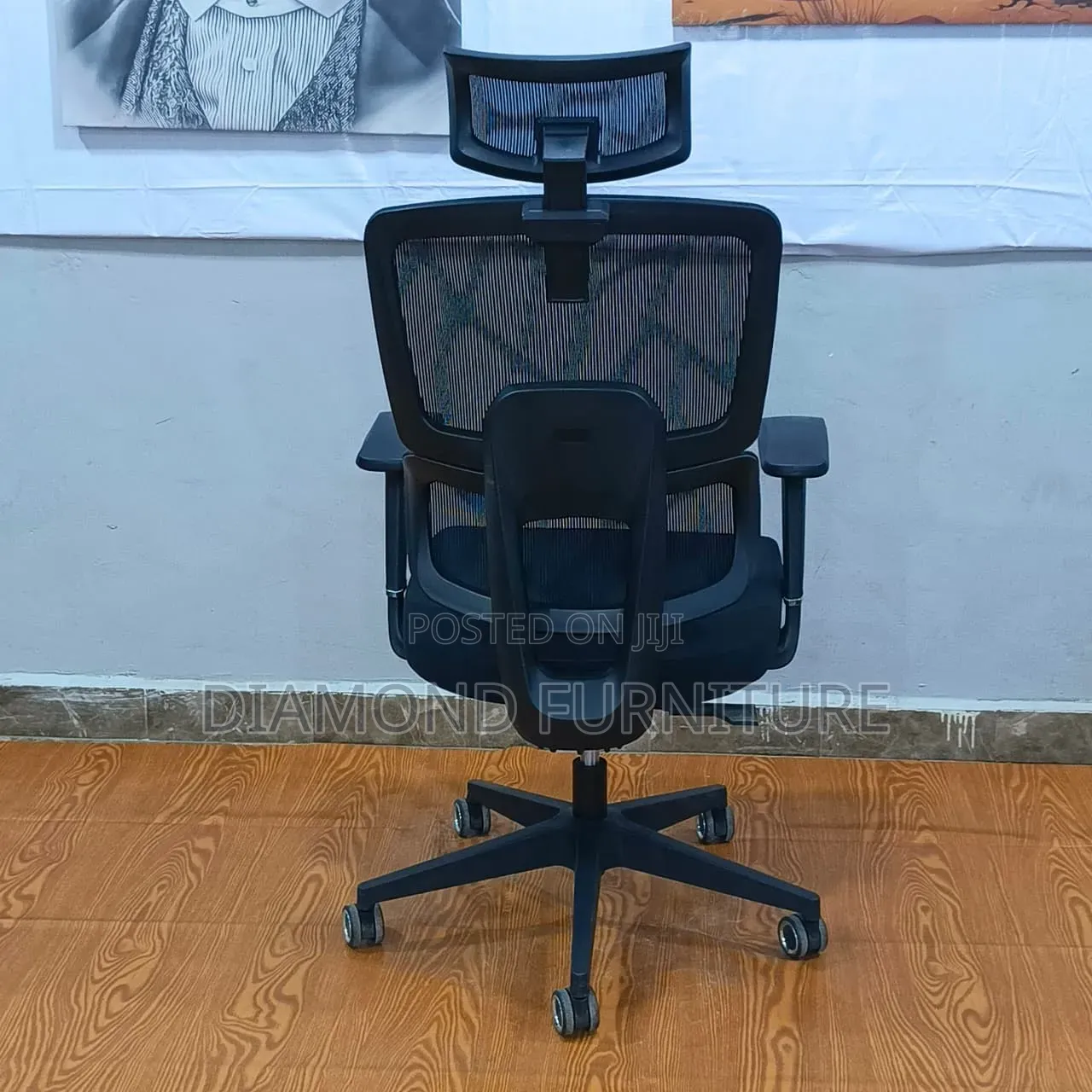 High Back Ergonomic Mesh Office Chair With Headrest Lumbar Support