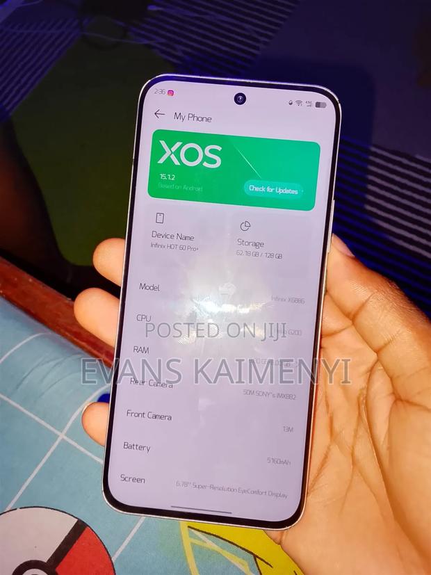 Infinix Hot 60 Pro+ 128 GB Gray - thumbnail 2
