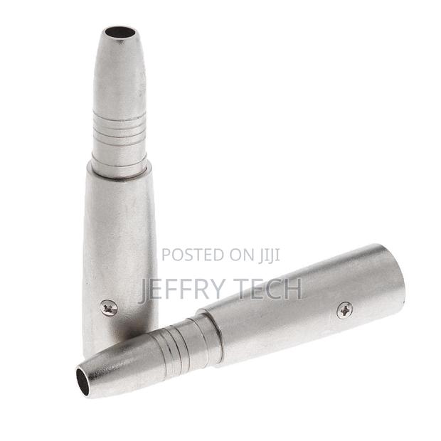 XLR 3-Pin Male to 1/4 6.35mm Mono Jack Audio Cable Mic Adapter"