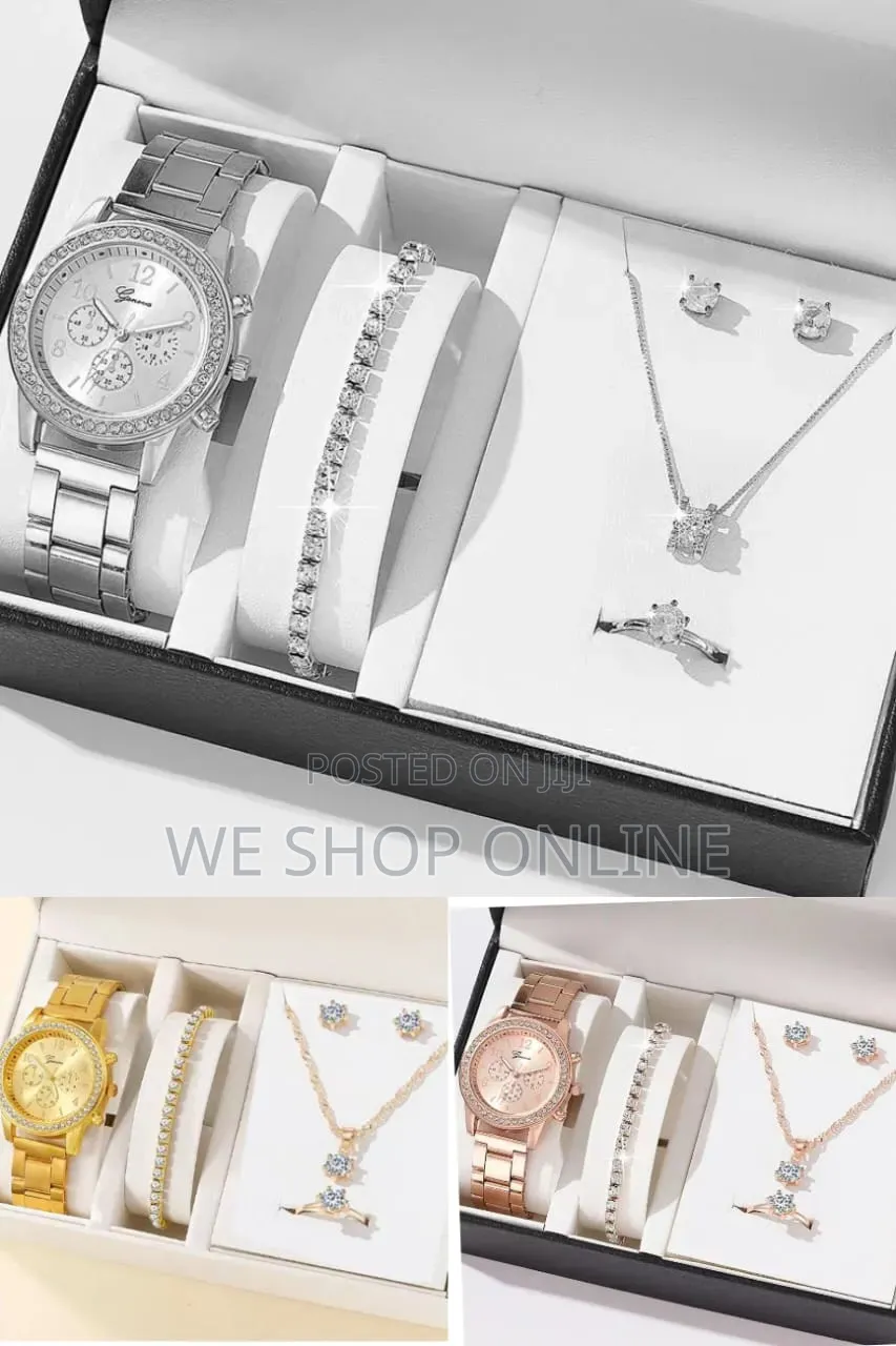 Ladies 5pc Jewelry Gift Set* (Geneva - Simple)