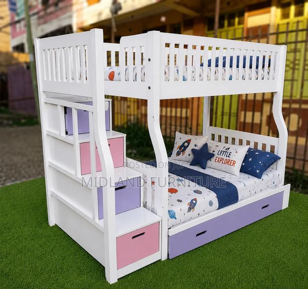 Wooden Decker Bunk Bed for Kids / Pay After Delivery - thumbnail 3