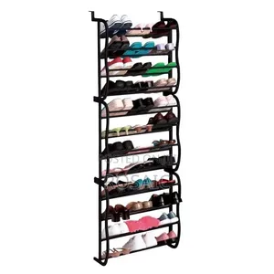 Black Over the Door Shoerack
