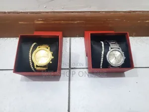 2 Pc Geneva Ladies Watch Set