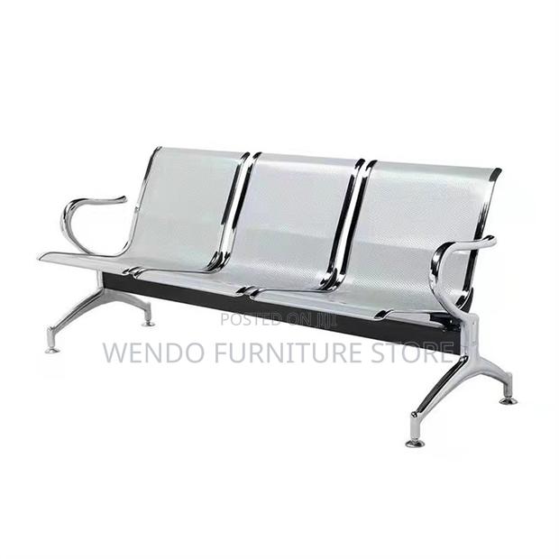 Office Bench : 3-Seater Metallic Waiting Bench - thumbnail 6