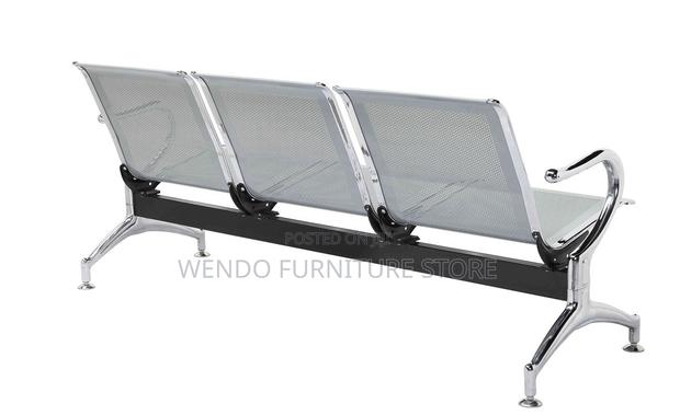 Office Bench : 3-Seater Metallic Waiting Bench - thumbnail 9