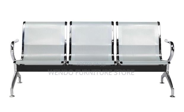 Office Bench : 3-Seater Metallic Waiting Bench - thumbnail 10