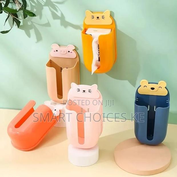Cartoon Style Wall Mounted Tissue Box