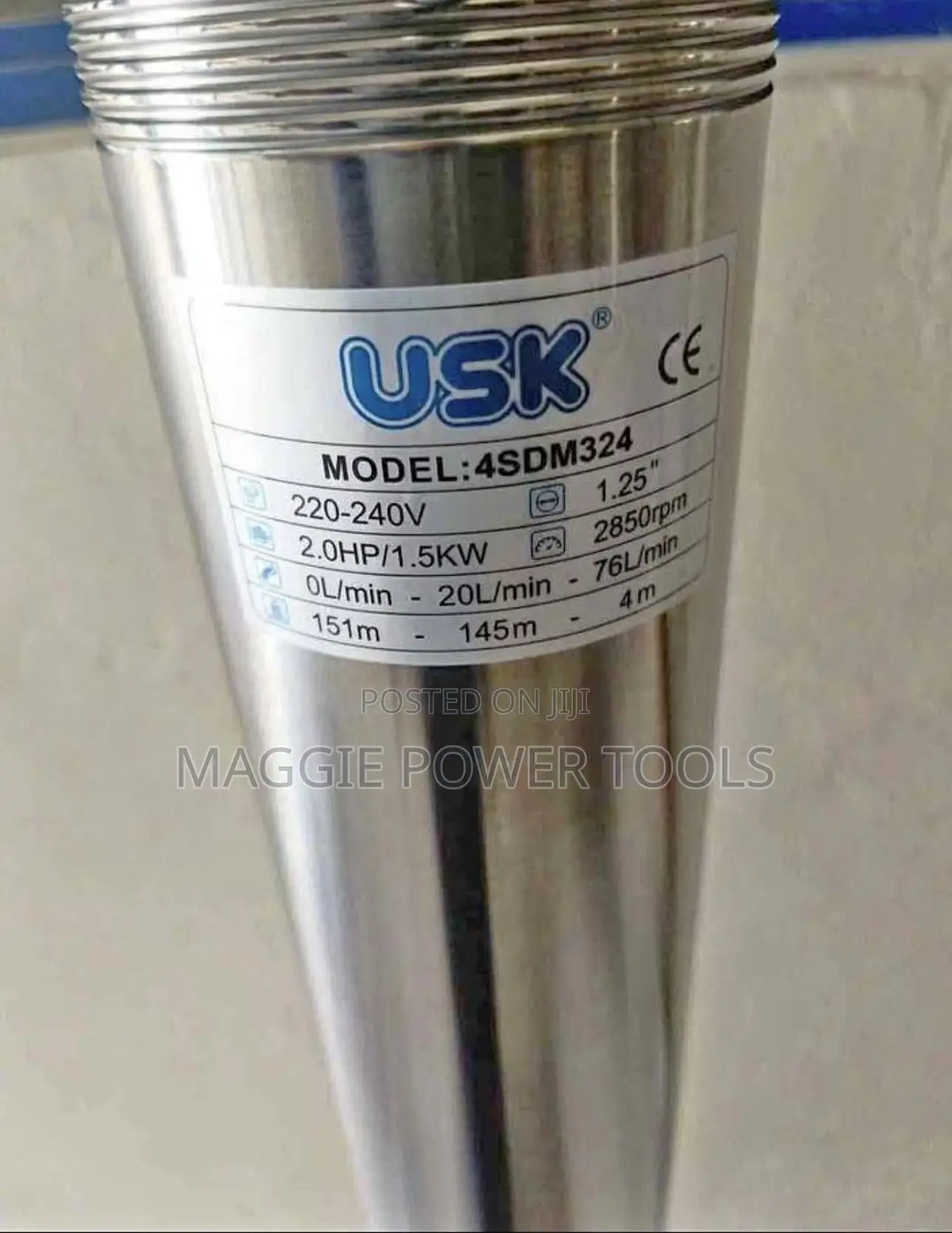 2hp Usk Submersible Water Pump/ Usk Electric Submersible Pump
