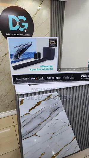 Hisense Ax5100q 580w 5.1ch Dolby Atmos ( Wireless Subwoofer)