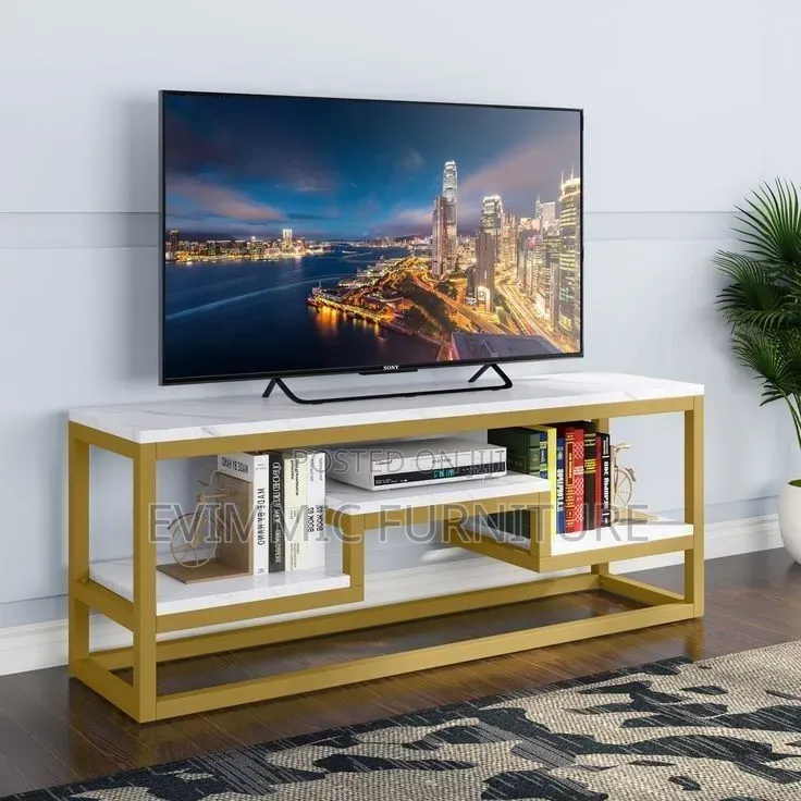 Metal Frame Tv Stand