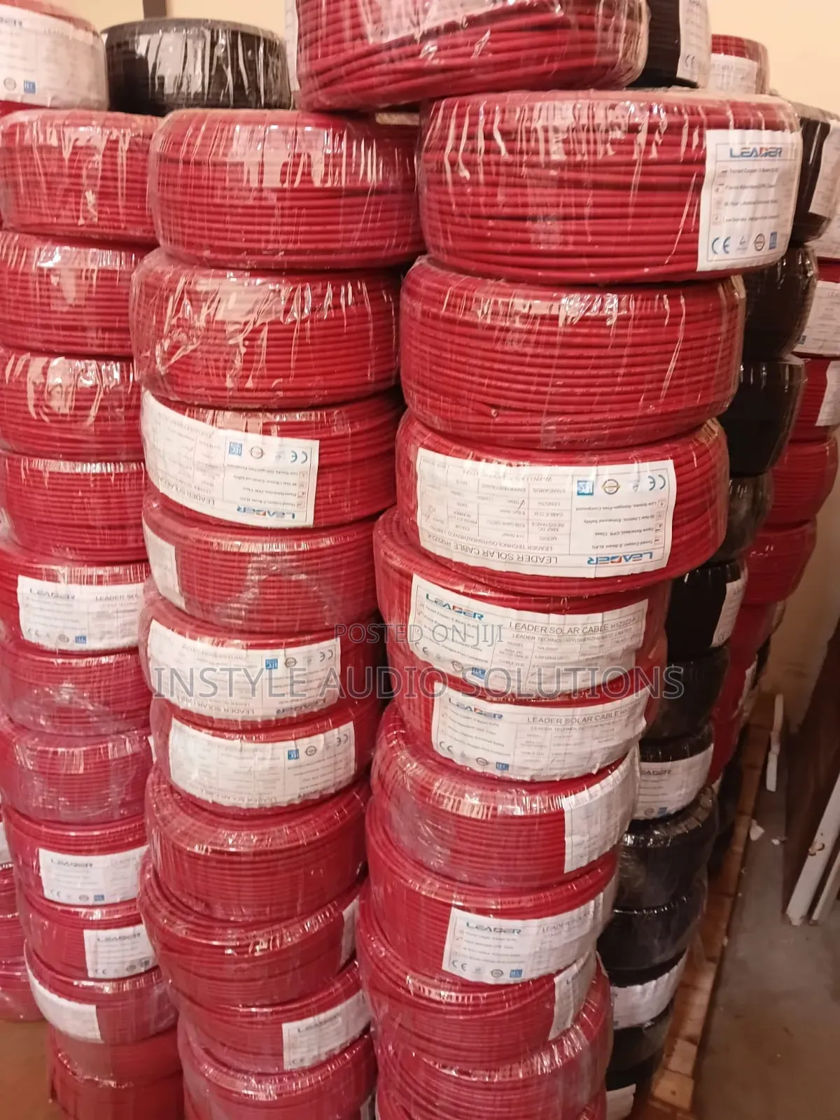 4.0 Mm Solar Pv Drop Cable 100 Meters Each (Red Black)