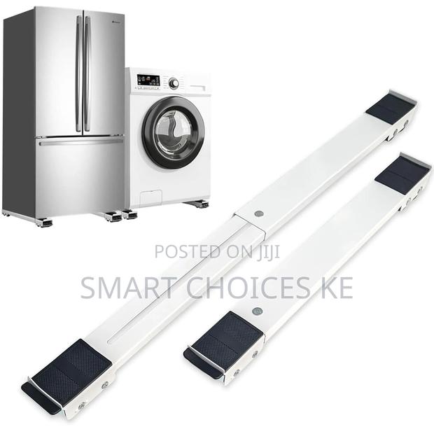 Washing Machine Metal Thickened, Set of 2 Stand Base With 12 Wheels