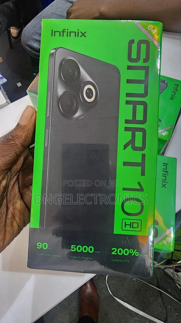 New Infinix Smart 10 64 GB Black