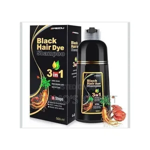 Meidu 3-in-1 Black Hair Dye Shampoo