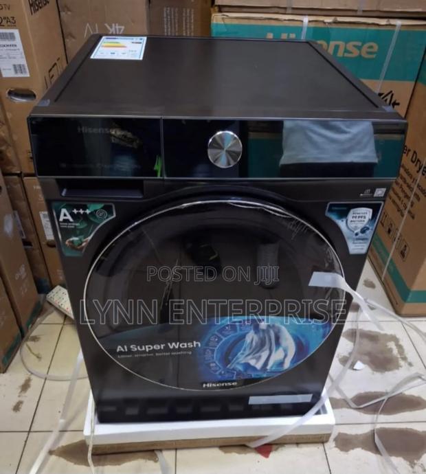 Hisense Washing Machine Front Load 12kgs Series 5 Wifi Connection - main view