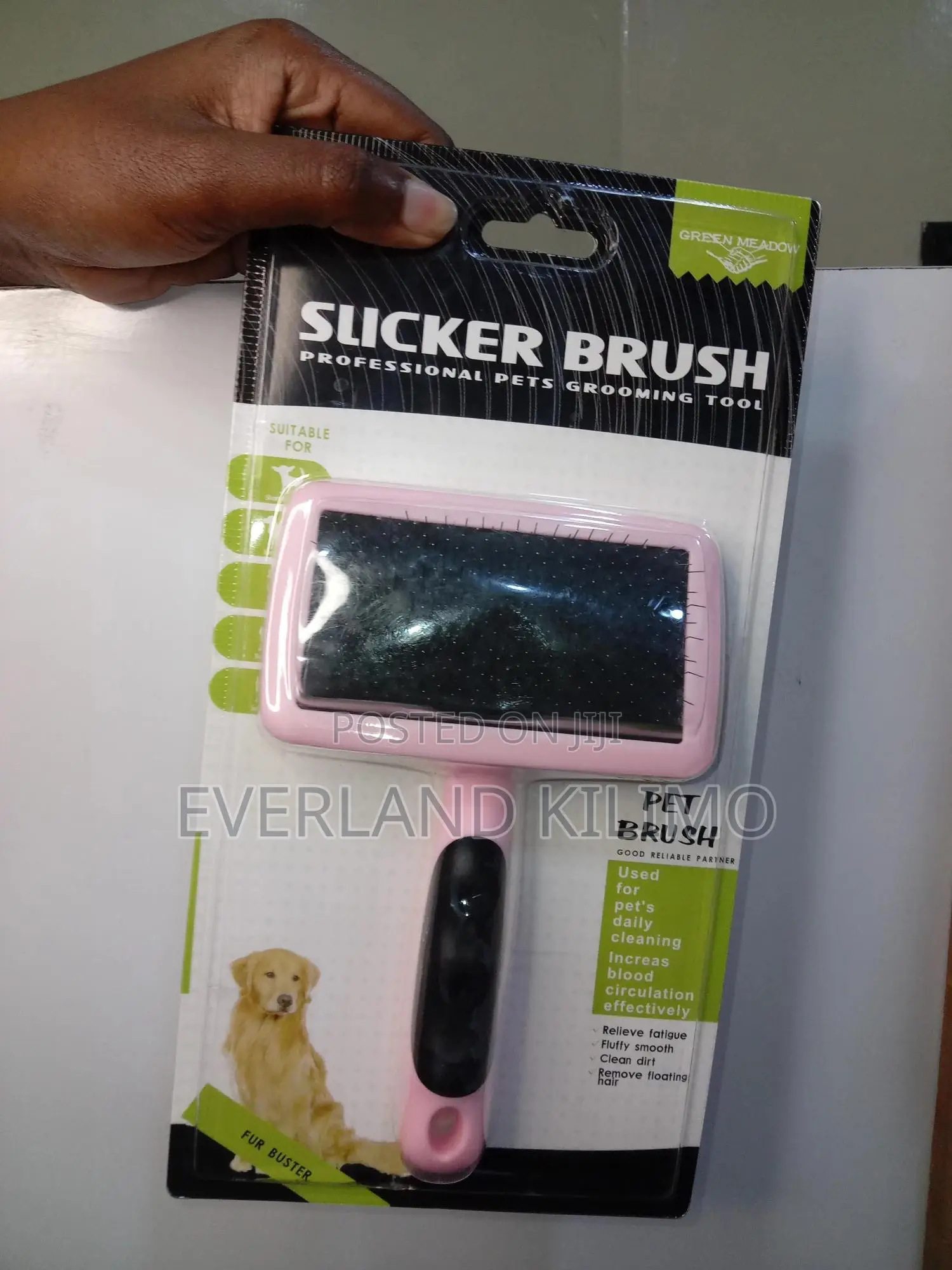 Slicker Grooming Brush - Various Colors Available