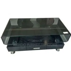 Coffee Table : Black Modern Glass Coffee Table