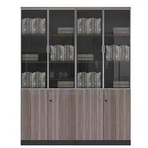 2-Door Wooden Storage Shelf Filling Cabinet