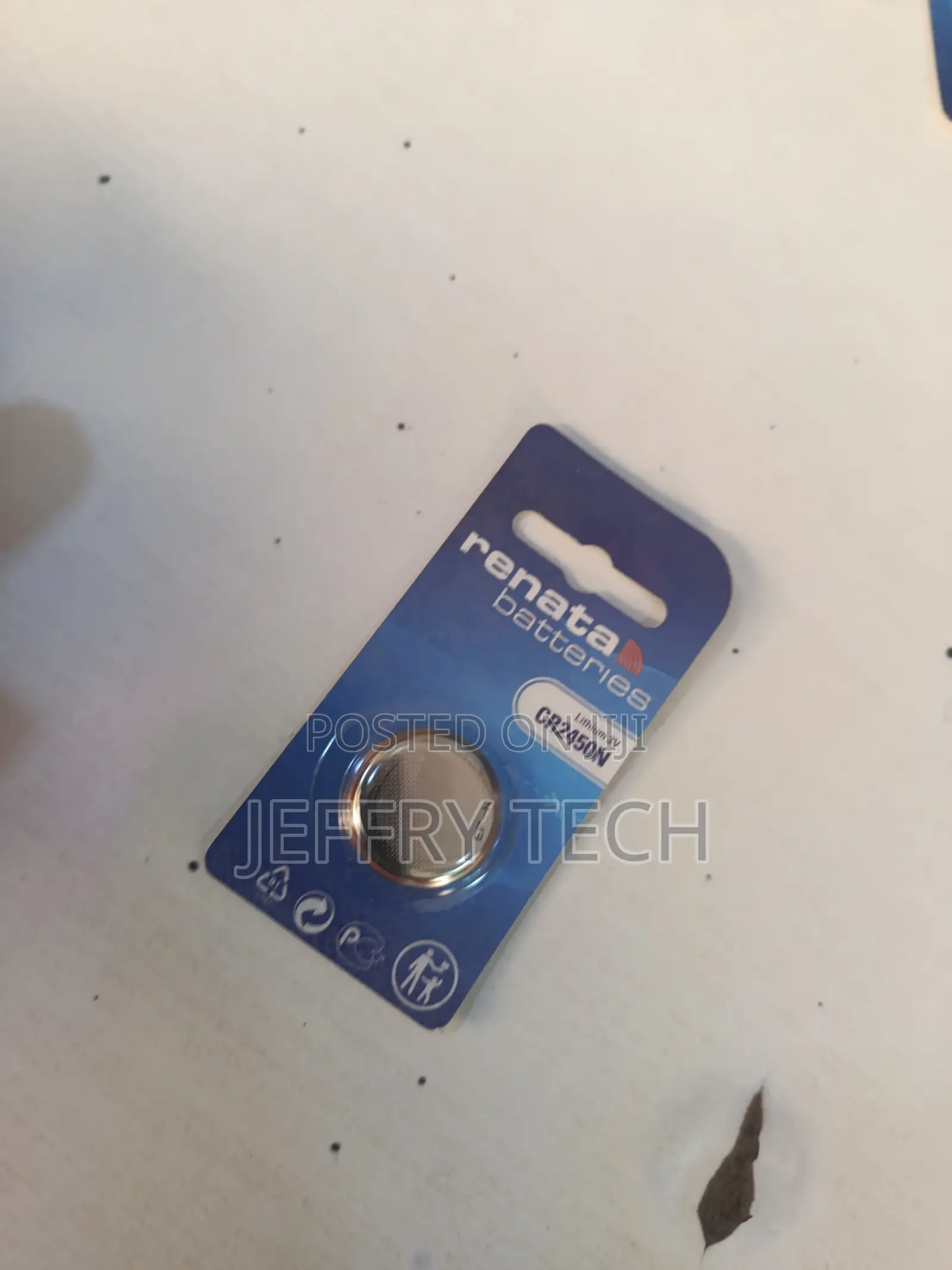 Renata Cr2450n Lithium Button Coin Cell Battery