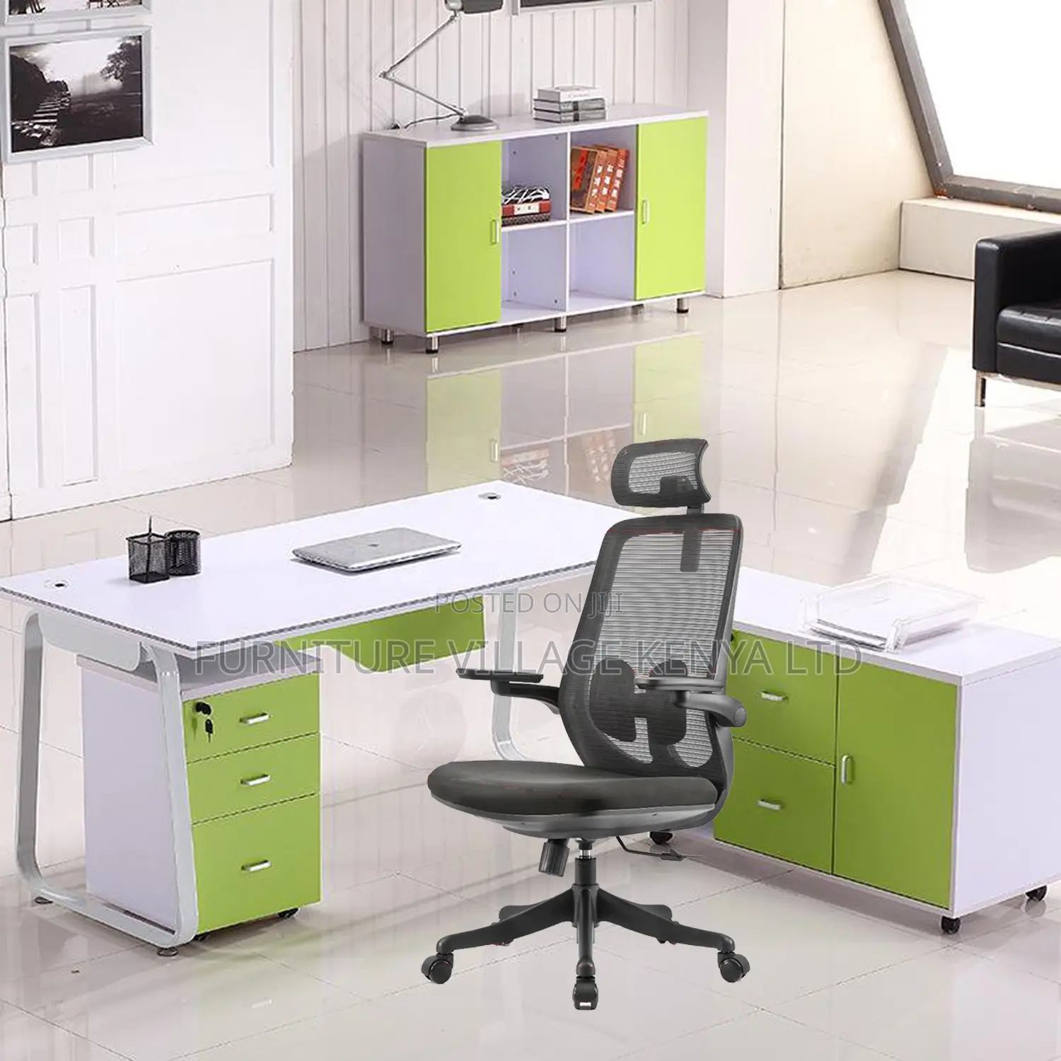 Ergonomic High-Back Breathable Computer Seat