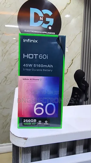 New Infinix Hot 60i 256 GB Black