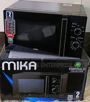 Black 20 Litres Mika Manual Microwave Oven