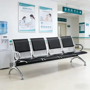 Office Bench : 4-Seater Waiting Room Reception Chairs