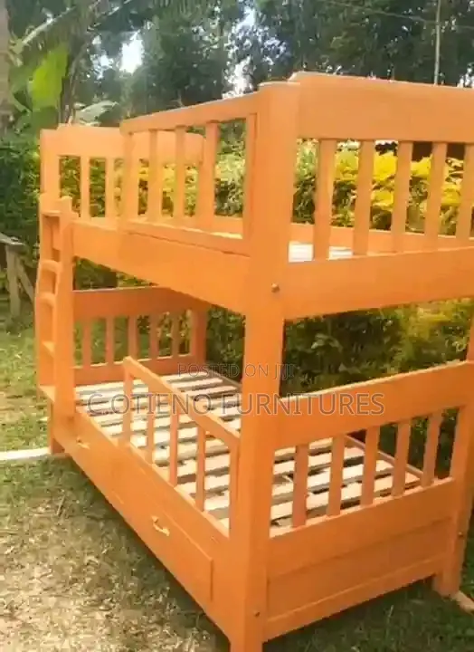 Brown Double Decker Bed