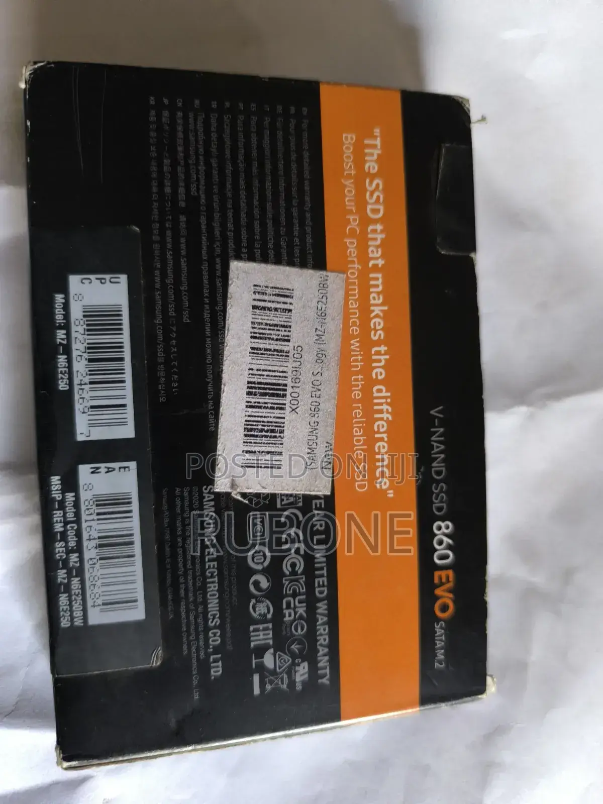 Samsung 860 Evo SSD 250gb - M.2 SSD With v-Nand Technology Mz-N6e250bw