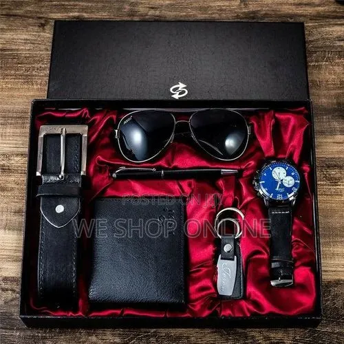 6 in 1 -Hot Fashion Jesou Men's Gift Set Exquisite Packaged