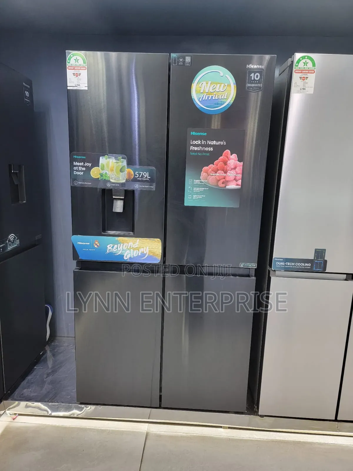 Hisense Refrigerator 579litres 4 Door With Dispenser and Smart Series