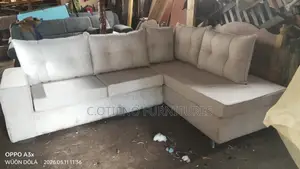 Cream White L Seat
