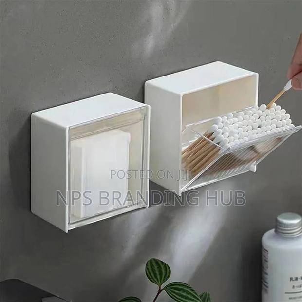 2pcs Set Plastic Wall Mounted Storage Box Cn - thumbnail 3