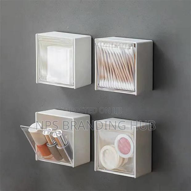 2pcs Set Plastic Wall Mounted Storage Box Cn - thumbnail 4