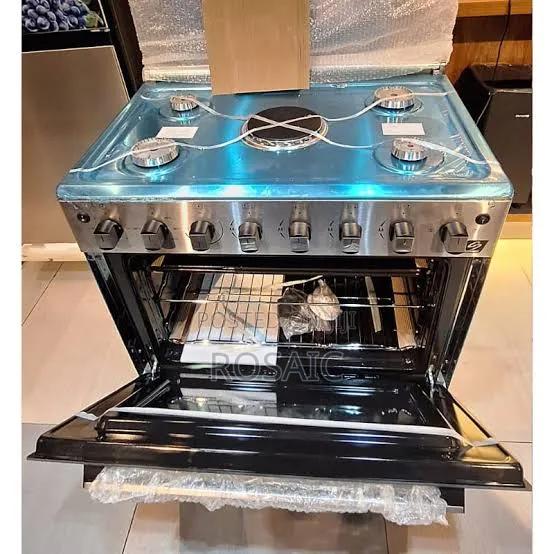 60*90 Starworth 4+1 Stainless Steel Cooker With Electric Oven