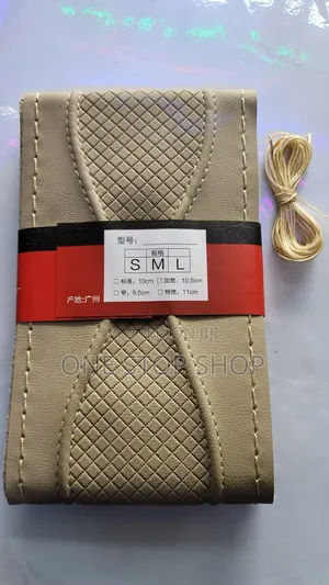 Pu Baije Stitch On Leather Steering With Pre Punched Border Stitchin