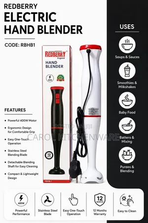 Redberry Hand Blender /Electric Hand Blender